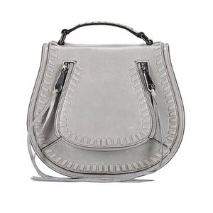 Rebecca Minkoff Crossbody Bag Grey Leather